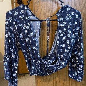 Floral crop top